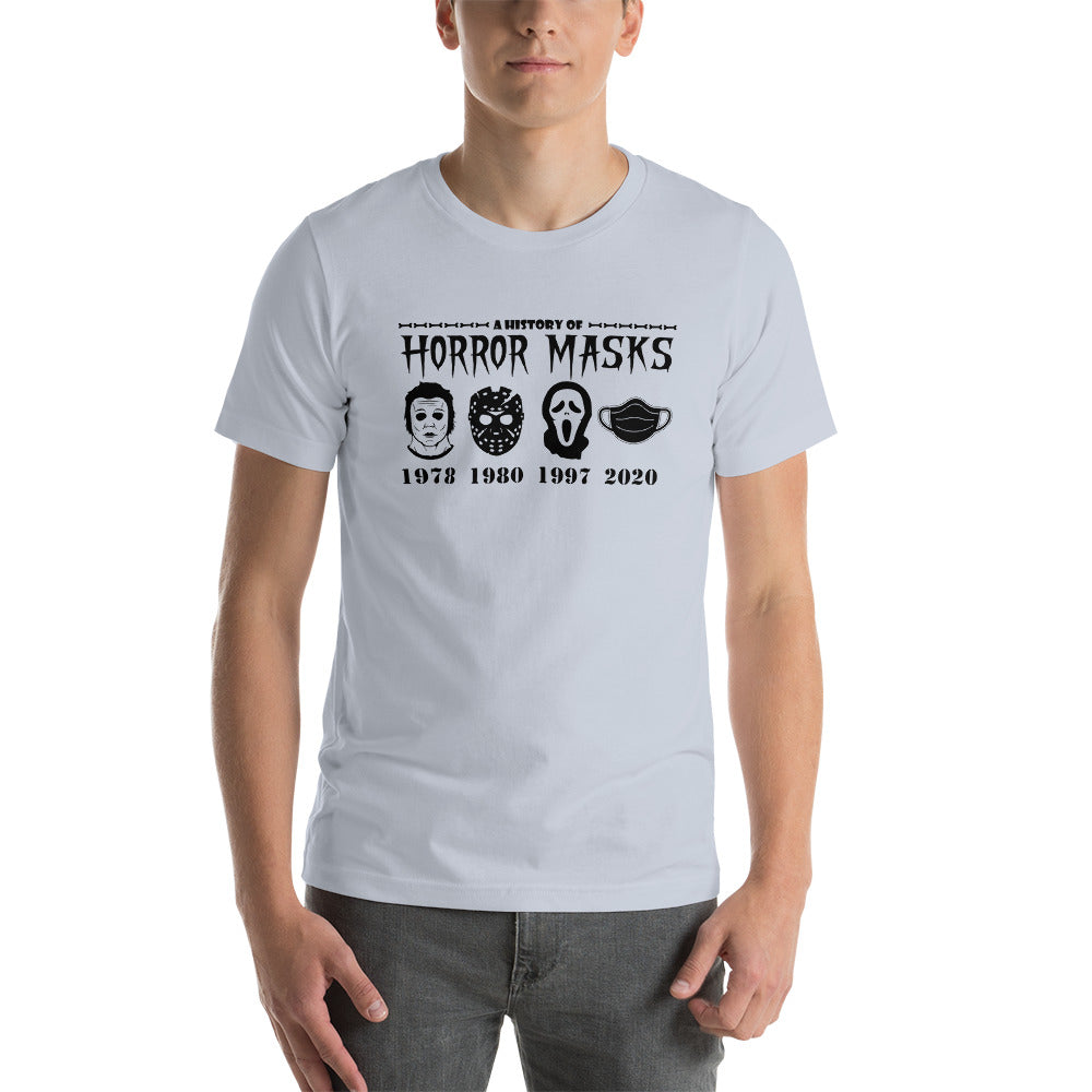 "HORROR MASK" Short-Sleeve Unisex T-Shirt