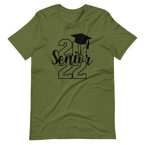 "2022 Senior" Unisex t-shirt (blk)