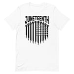 Load image into Gallery viewer, &quot;Juneteenth Flag&quot; Unisex t-shirt (blk)
