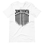 Load image into Gallery viewer, &quot;Juneteenth Flag&quot; Unisex t-shirt (blk)
