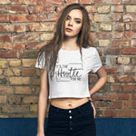 Load image into Gallery viewer, &quot;It&#39;s the Hustle&quot; Women’s Crop Tee
