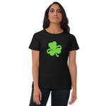 Load image into Gallery viewer, &quot;Clover Smile&quot; Women&#39;s short sleeve t-shirt
