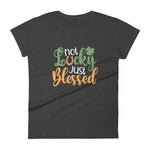 Load image into Gallery viewer, &quot;Just Blessed&quot; Women&#39;s short sleeve t-shirt
