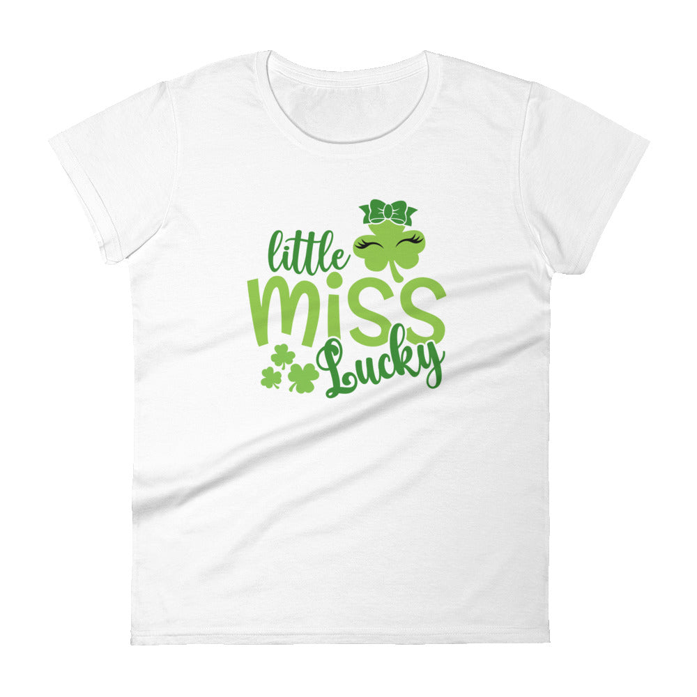 "Little Miss Lucky" Women's short sleeve t-shirt