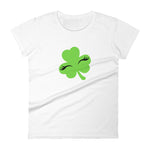 Load image into Gallery viewer, &quot;Clover Smile&quot; Women&#39;s short sleeve t-shirt
