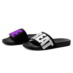 Load image into Gallery viewer, &quot;BE GREAT&quot; Women&#39;s slides (Purple/Wht)
