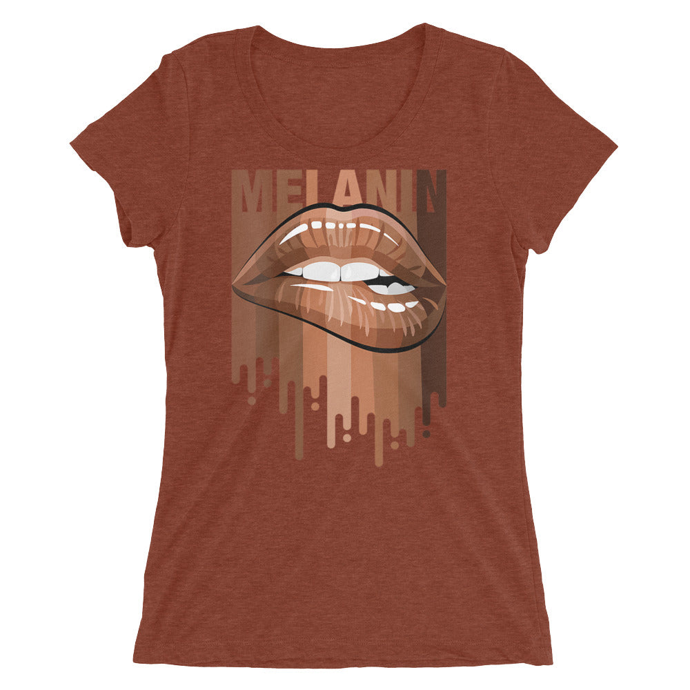 "Melanin" Ladies' short sleeve t-shirt