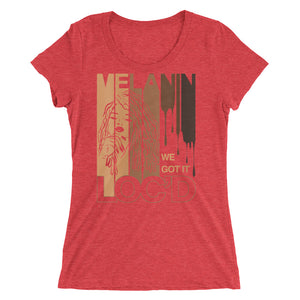 "Melanin...Loc'd" Ladies' t-shirt