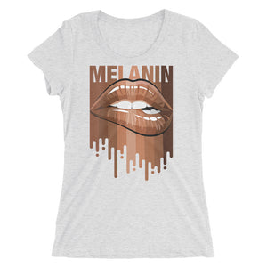 "Melanin" Ladies' short sleeve t-shirt