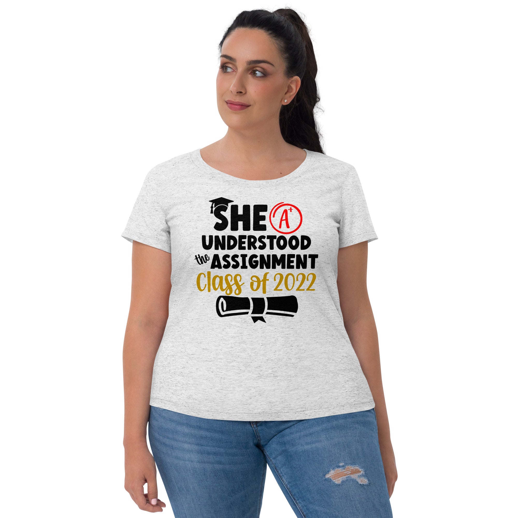 "She Understood" Ladies' short sleeve t-shirt (blk)