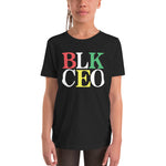 Load image into Gallery viewer, &quot;BLK CEO&quot; Youth Short Sleeve T-Shirt (light)
